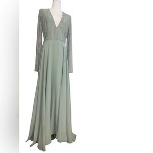 ASOS Sage Long Sleeve Maxi Dress